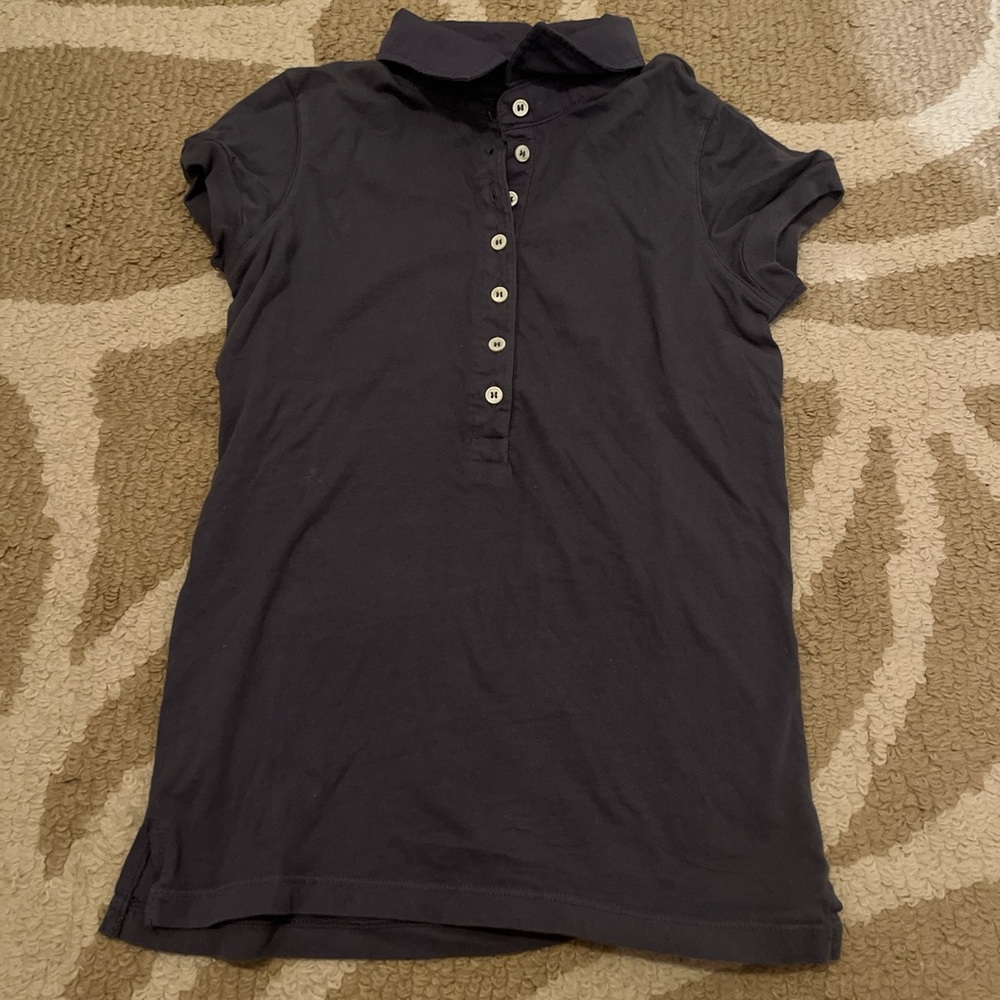 Brandy melville John galt navy blue polo t shirt